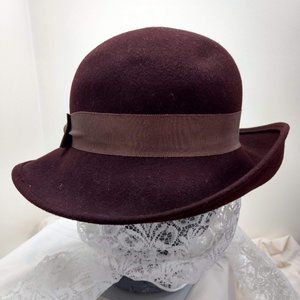 Brown Wool Felt Hat
